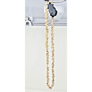 Natural Puka Shell Necklace Long Boho Beachcore Y2K Hawaiian Surfer Coastal 18"